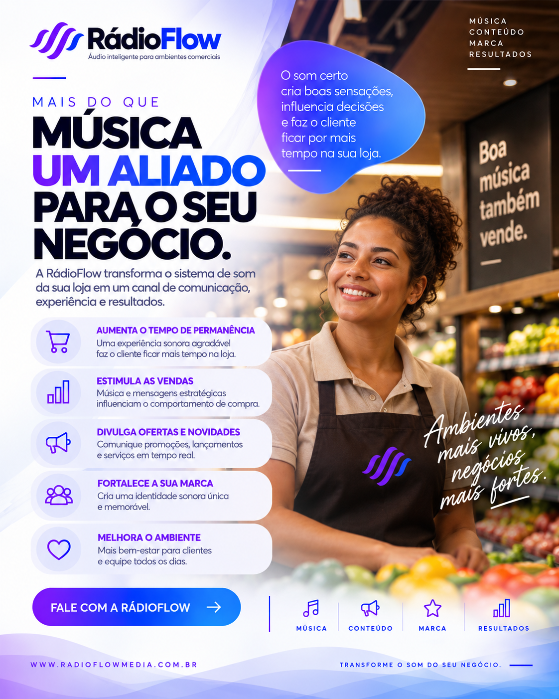 Música, um aliado para o seu negócio