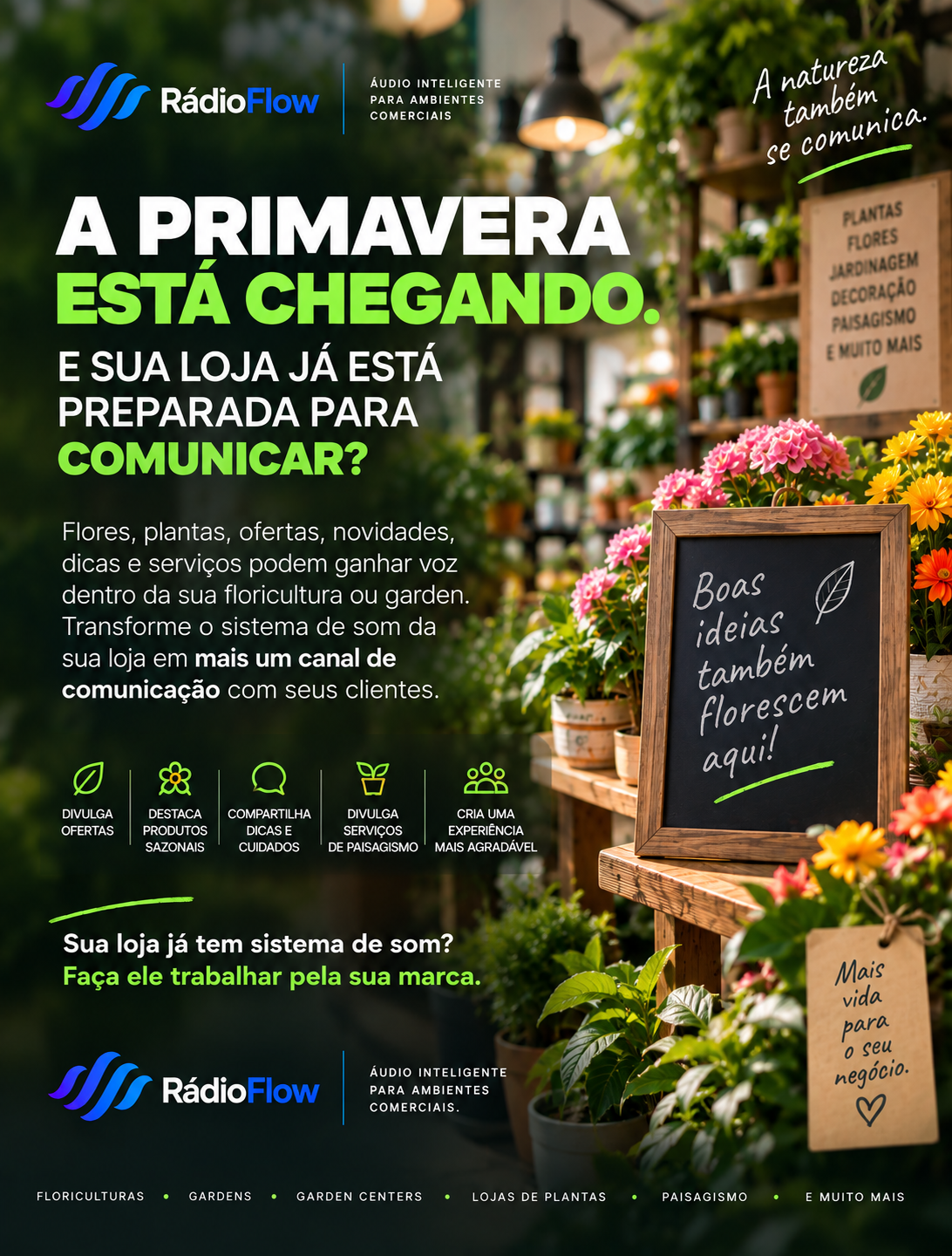 A primavera está chegando